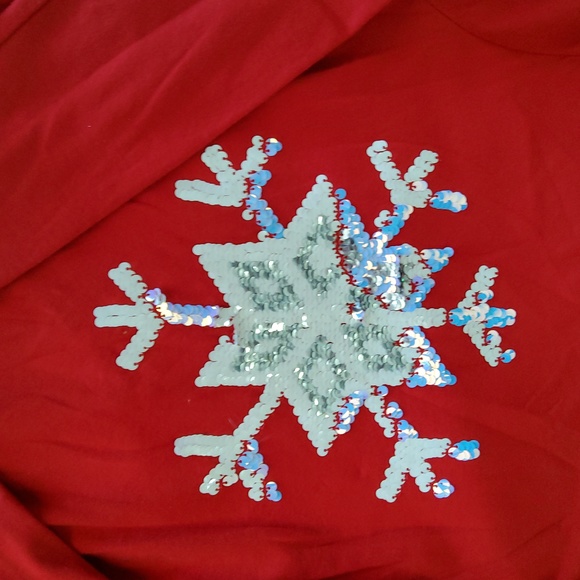 Snowflake long sleeve tshirt - Picture 3 of 4